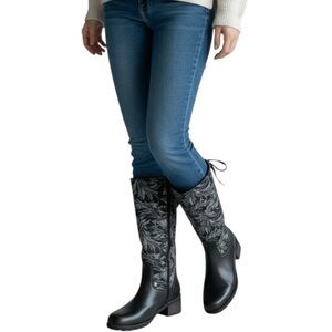 WOLKY Hayden Tall Leather Boot - Size 37 US 6.5